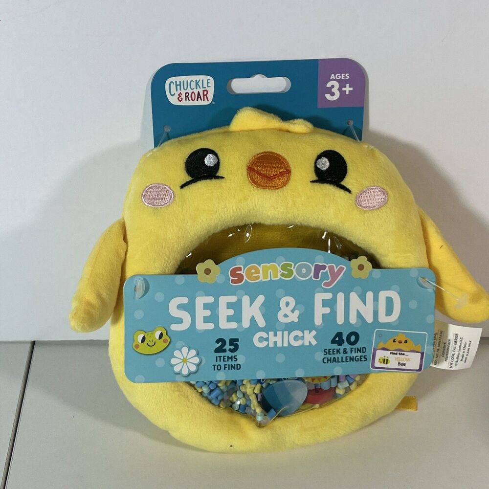 Chuckle & Roar Sensory Seek & Find Chick Toy New